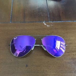 Purple ray ban sunglasses